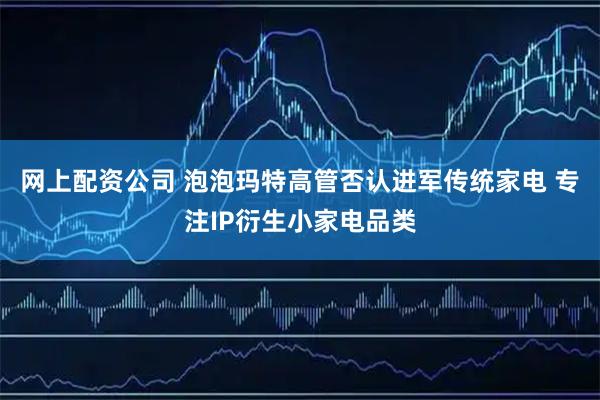 网上配资公司 泡泡玛特高管否认进军传统家电 专注IP衍生小家电品类
